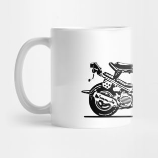 Ruckus Motorcycle Sketch Art Mug